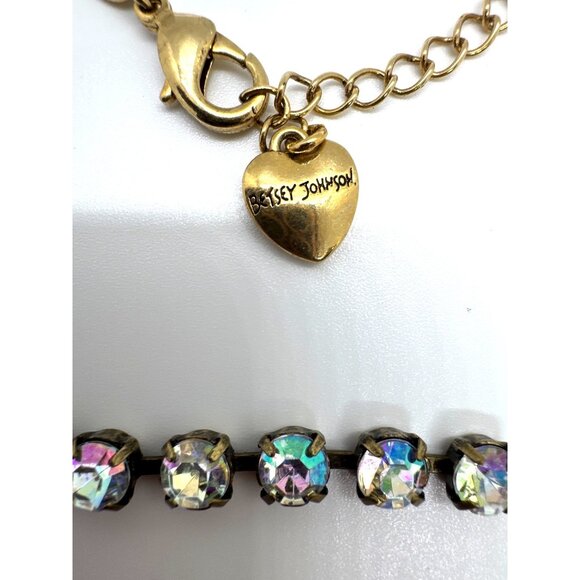 Betsey Johnson Cheerleader Charm Necklace Statement Multi Strand Pom Pom Gift - Picture 4 of 9
